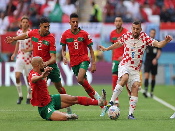 Trận đấu đáng nhớ giữa Croatia vs Maroc