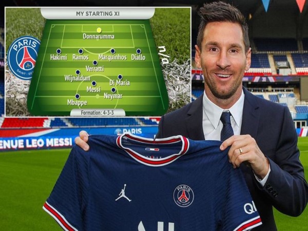 Đội hình PSG khi có Messi kỷ nguyên 'vàng' của giấc mơ