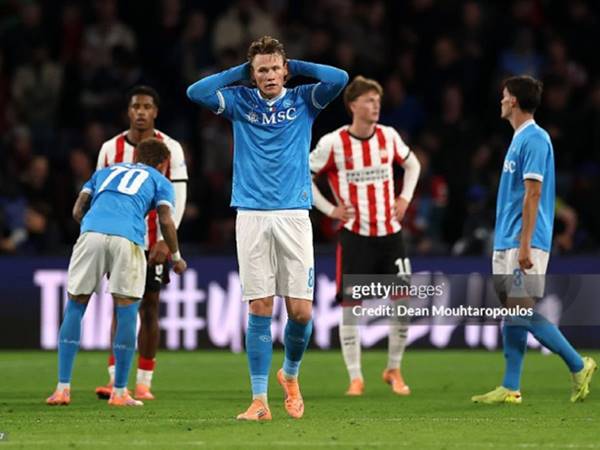 Tin Napoli 22/10: Đêm kinh hoàng của Napoli trước PSV